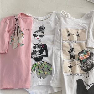 Three long sleeve t shirt’s